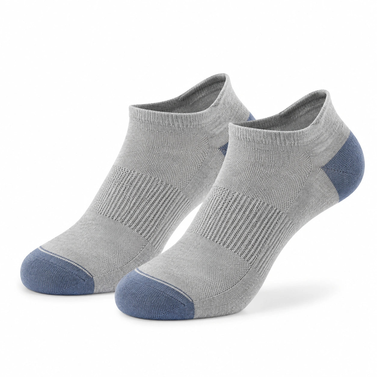 Calzini alla caviglia 35-38 in maglia grigio blu traspiranti sportivi