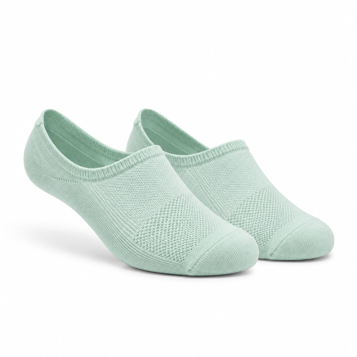 Calzini invisibili 35-38 in maglia verde menta traspiranti