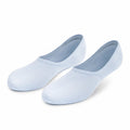 Calzini ballerina 39-42 in tessuto azzurro chiaro - invisibili a taglio basso