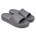 Ciabatte 42/43 in materiale sintetico espanso grigio - aperte con suola sagomata